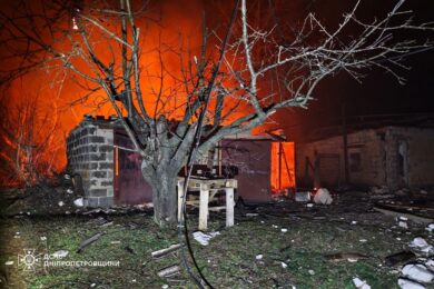 Відключення світла у 6 областях, пожежі і руйнування: нічна повітряна атака 30 березня (фото)