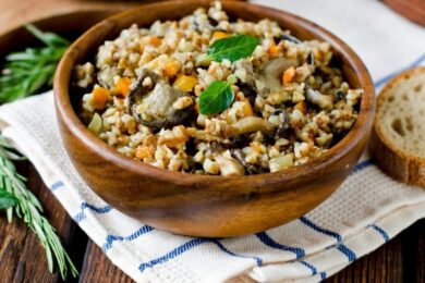 Рецепт дня: «Гречка з грибами,