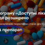Програму «Доступні ліки» розширять: оновлений список преператів діятиме з 31 березня