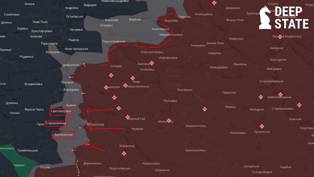 ачистку на стику Дніпропетровської та Запорізької областей.