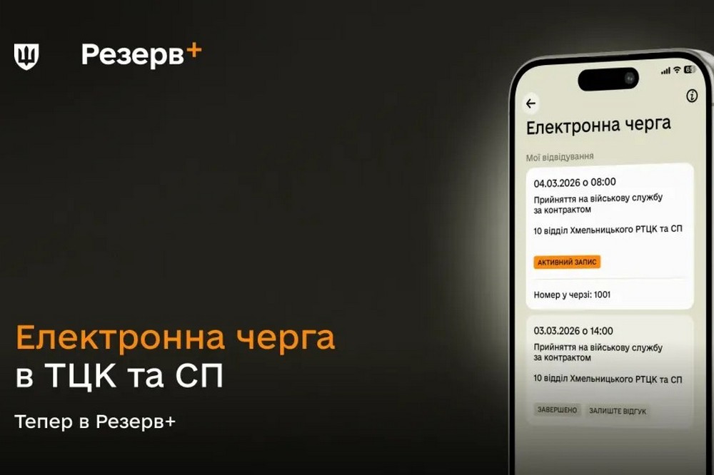 Візит до ТЦК тепер можна спланувати у Резерв+ 1 ізит до ТЦК тепер можна спланувати у Резерв+