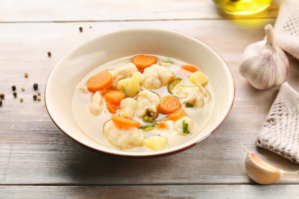 Рецепт дня: «Овочевий суп із сирними кльоцками»