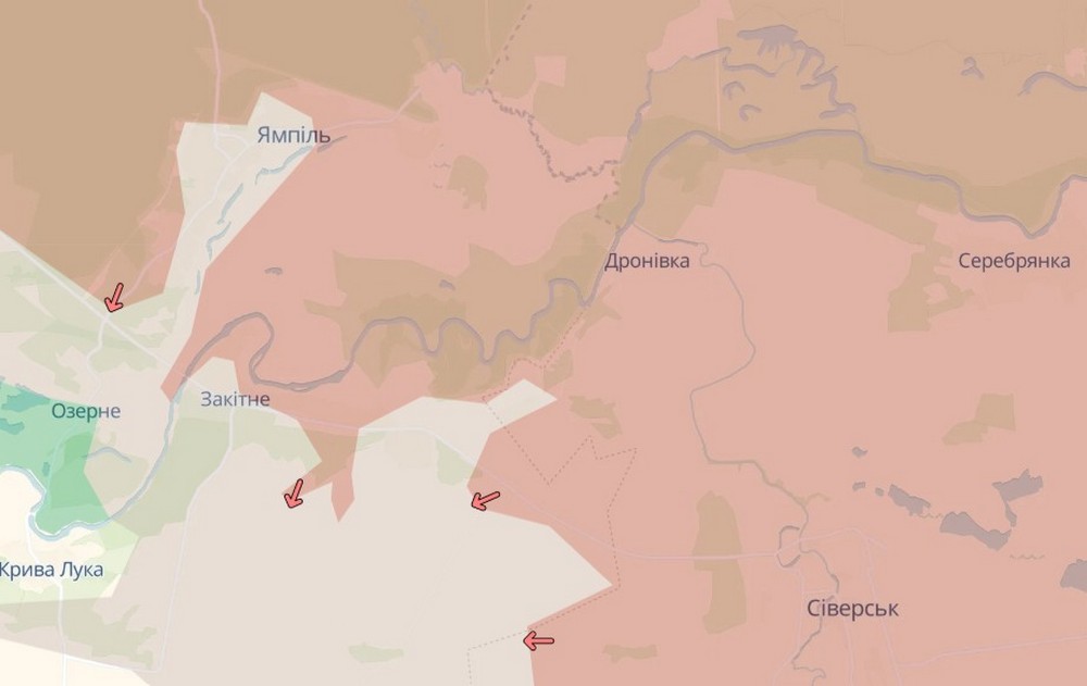 Інформація від DeepState Інформація від DeepState