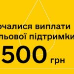 Відсьогодні стартують виплати 1500 грн в рамках державної програми