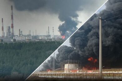 Уражено чотири об’єкти нафтопереробної галузі РФ та низку ворожих об’єктів на ТОТ Запоріжжя і Донеччини