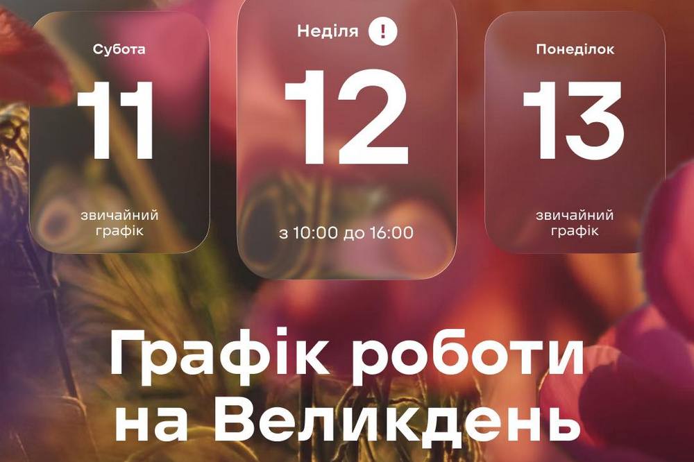 Як працюватиме "Нова пошта" на Великдень: оприлюднено графік 1 Як працюватиме "Нова пошта" на Великдень: оприлюднено графік
