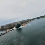 Окупанти атакували Печенізьку дамбу шістьма КАБами (відео)