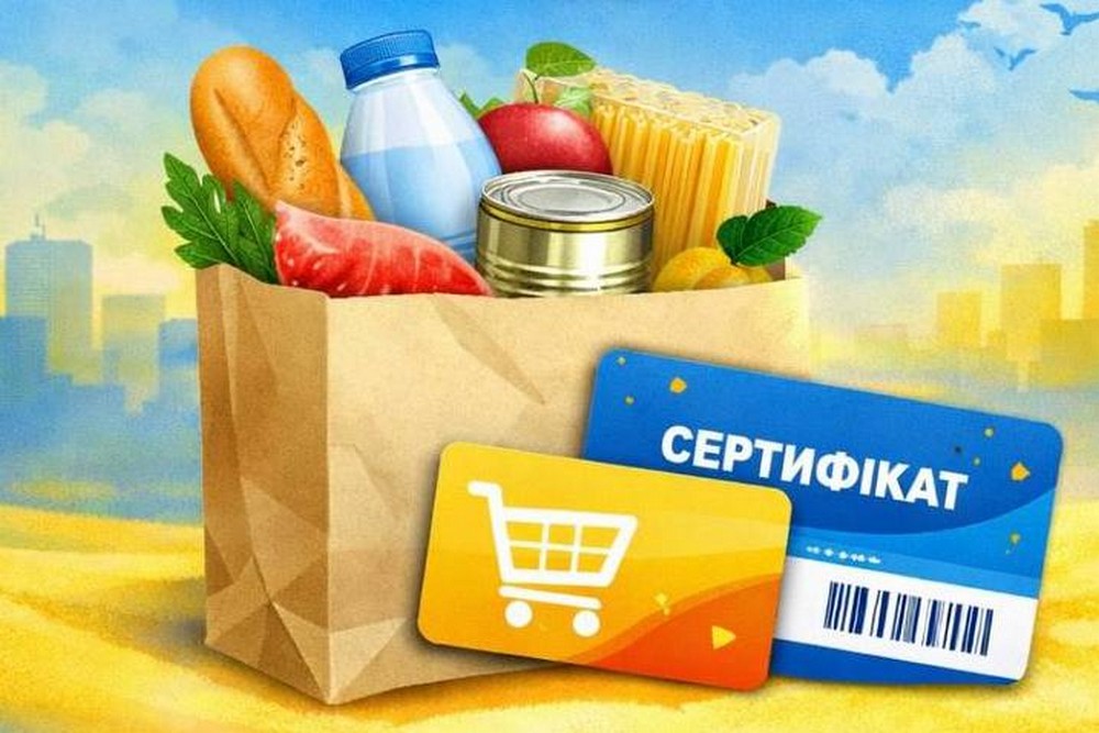 Гуманітарна допомога для ВПО у Сумах: триває реєстрація на продуктові сертифікати
