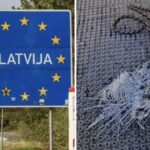 Російський дрон у Латвії