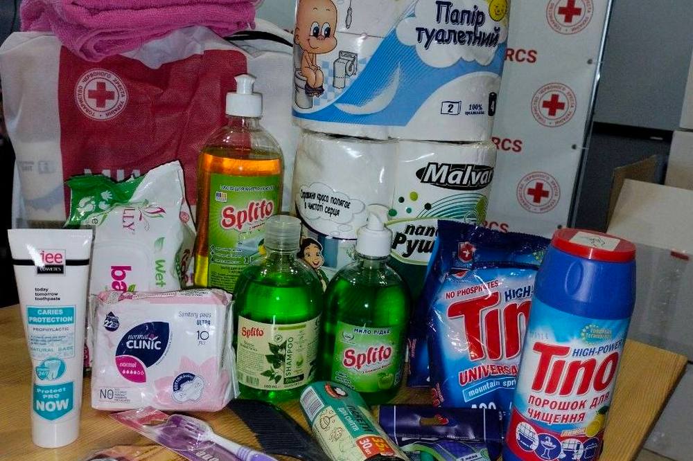 Гуманітарна допомога у Запорізькій області – видаватимуть гігієнічні набори