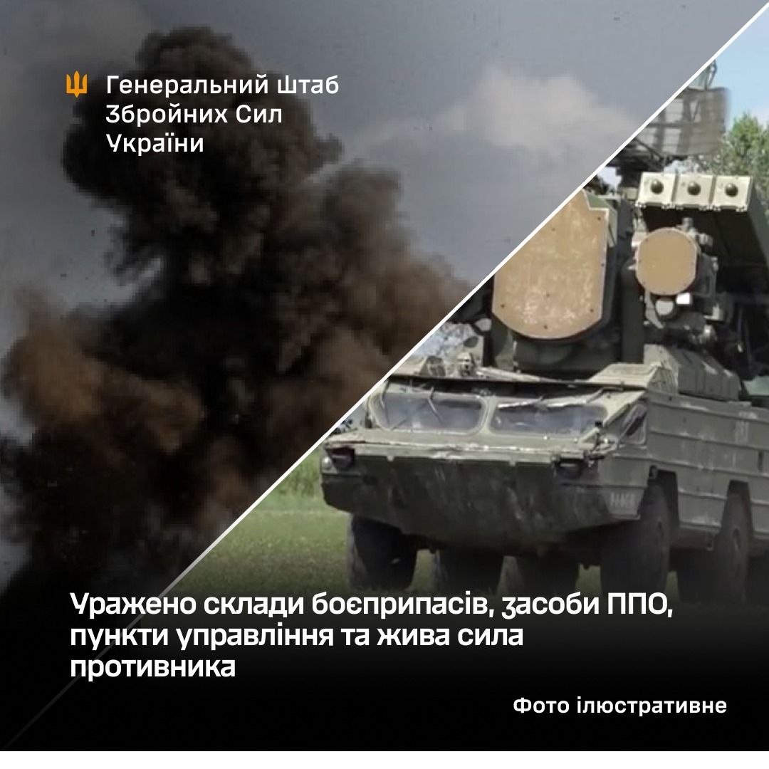 Офіційно! Уражено склади боєприпасів, засоби ППО, пункти управління та жива сила противника Офіційно! Уражено склади боєприпасів, засоби ППО, пункти управління та жива сила противника