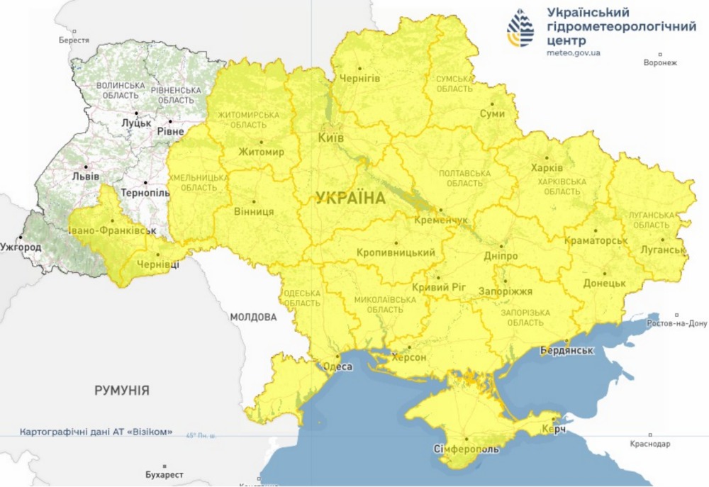 погода в Україні 22 травня 2