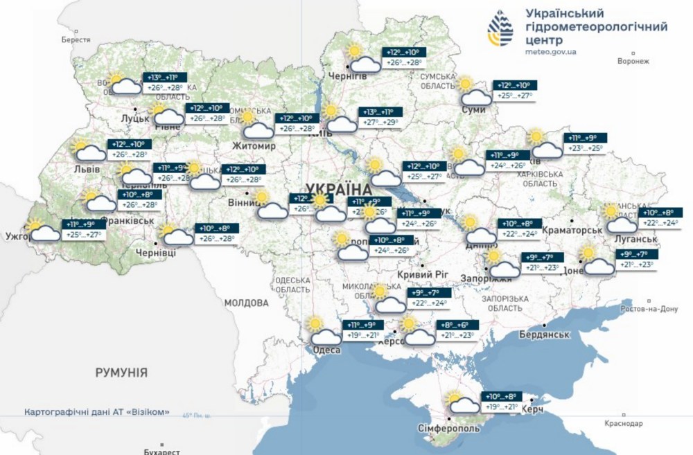 погода в Україні 6 травня
