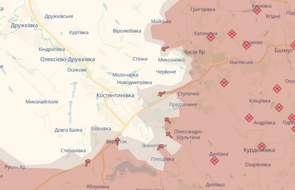 Війна в Україні 4 травня: ворог просунувся біля Костянтинівки, втратив 1120 солдатів за добу