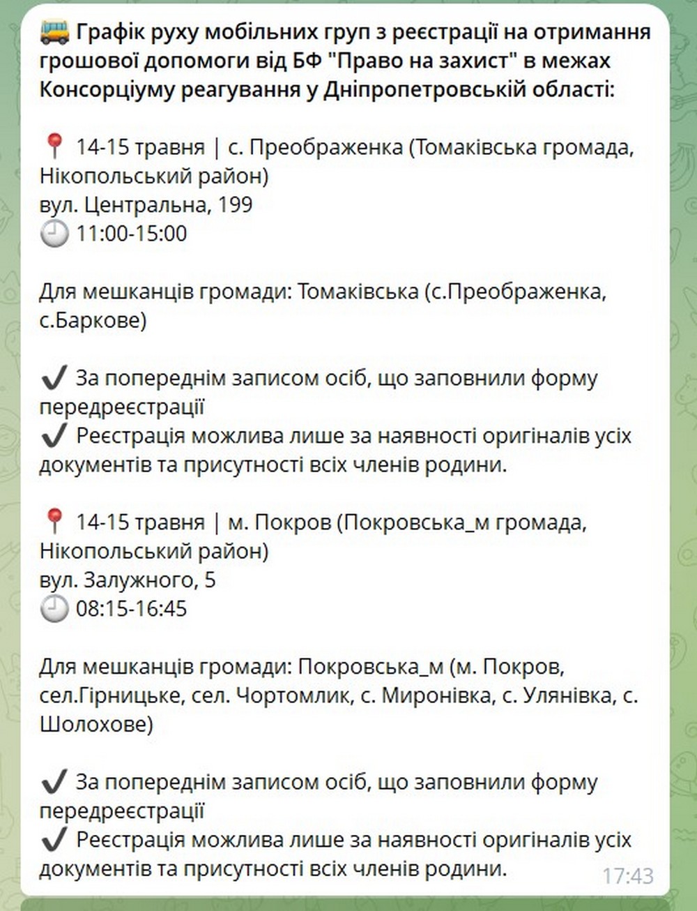 Грошова допомога 10 800 грн у 6 областях: хто може отримати і як дізнатися, де планується реєстрація