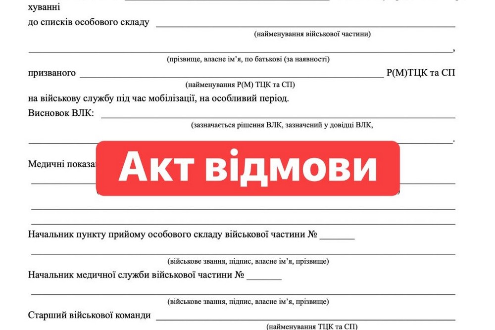Важливо для мобілізованих! Якщо вас призвали, але не зарахували до особового складу