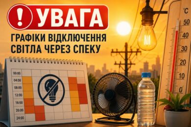 30 червня графіки відключення світла діятимуть у всіх регіонах – Укренерго