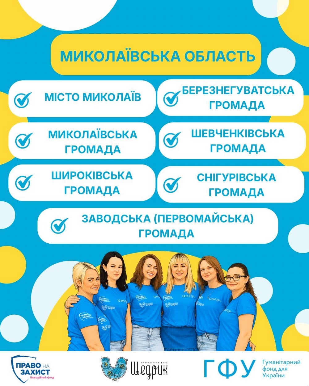 Дніпропетровська область: Зеленодольська, Грушівська, Червоногрівська, Марганцева, Мирівська, Нікопольська, Покровська.