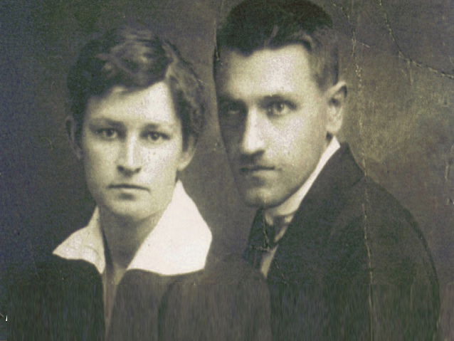 Іван Чмола з дружиною. 1921 рік