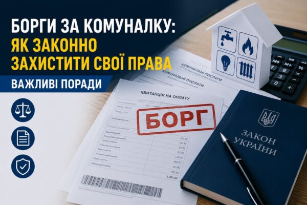 Борги за комуналку: як законно захистити свої права? Три головні інструменти, про які має знати кожний