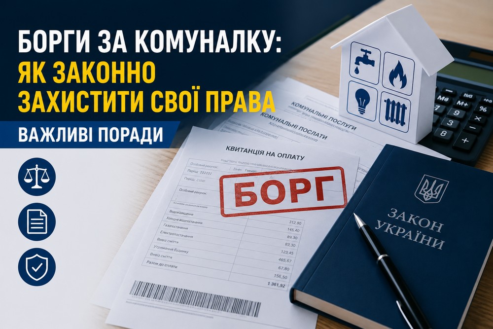 Борги за комуналку: як законно захистити свої права? Три головні інструменти, про які має знати кожний