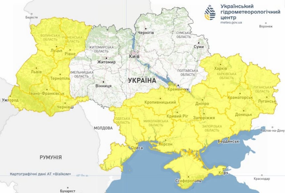 погода в Україні 10 червня 2