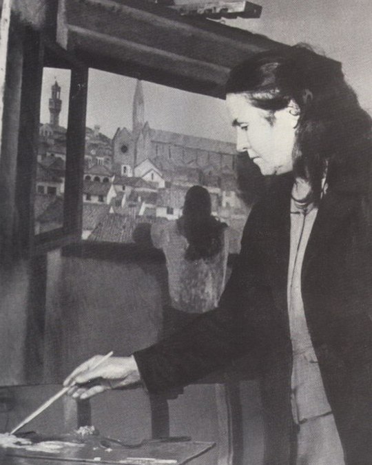 Тетяна Яблонська за роботою "«Вечір. Стара Флоренція» (1973 р.)