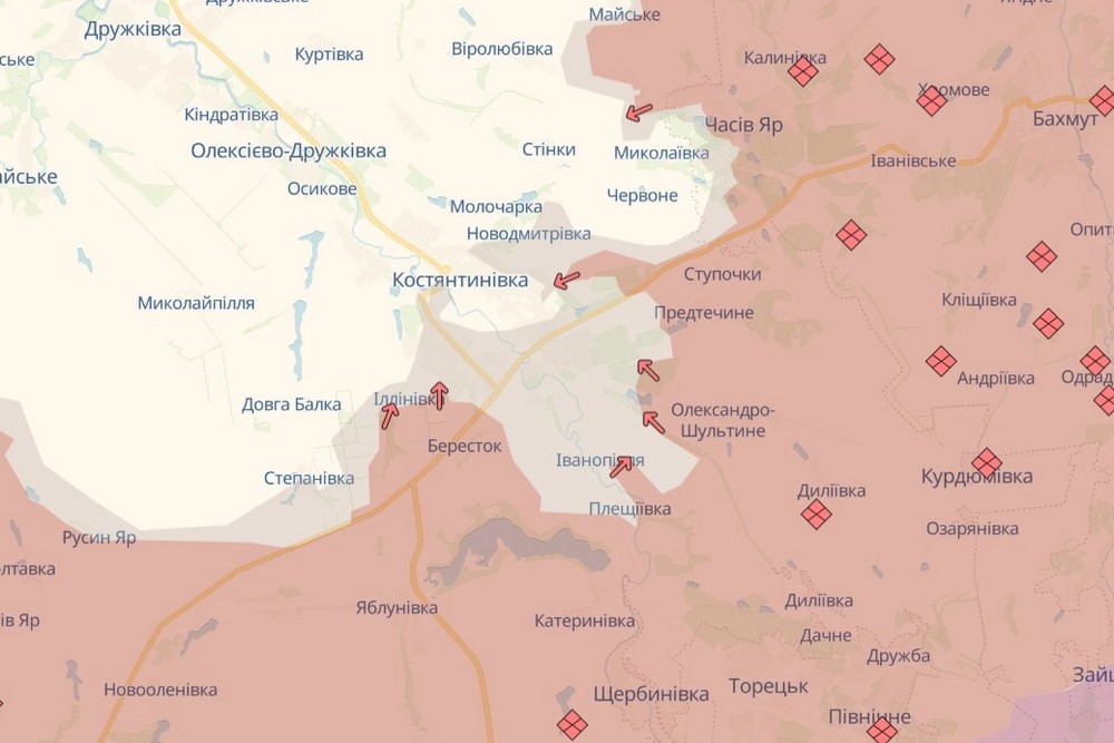 Війна в Україні 25 червня: ворог просунувся біля Костянтинівки, втратив 1270 солдатів за добу
