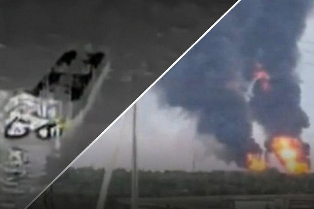 Уражено НПЗ РФ, 10 танкерів, 4 пороми та ешелон на Запоріжжі