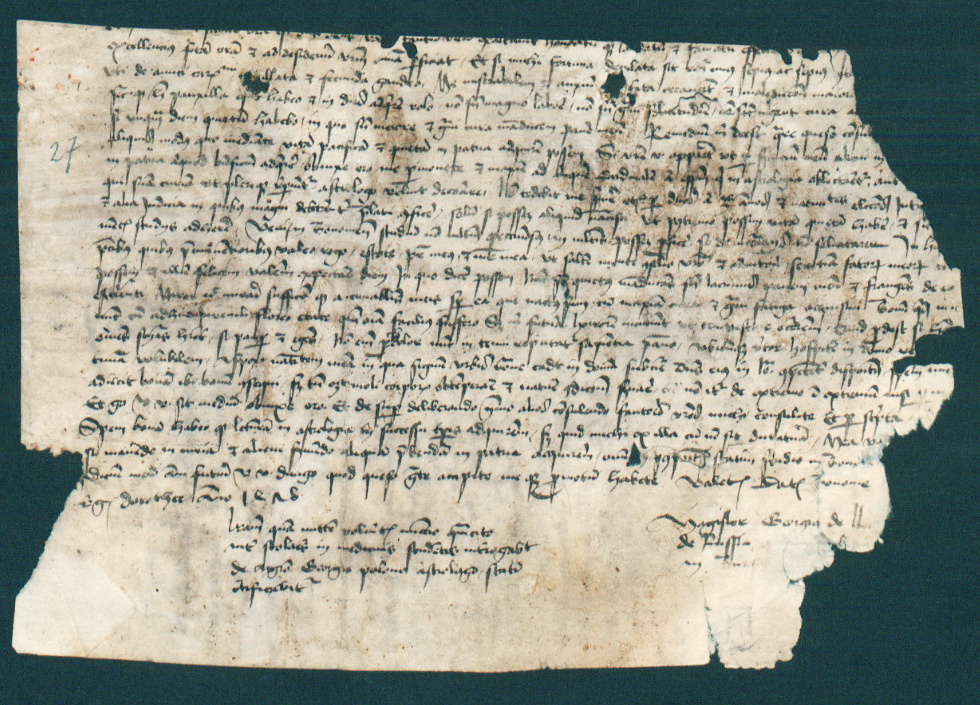 Лист Юрія Дрогобича до Миколи Чепеля, 1478 р.