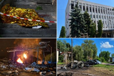Багато вбитих і поранених: удари по людній вулиці міста, зупинці, АЗС – нічна повітряна атака 15 липня – все, що відомо (фото)
