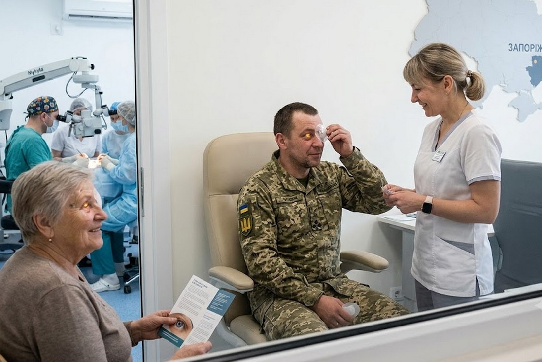 Безкоштовне відновлення зору для військових та цивільних: у Запоріжжі