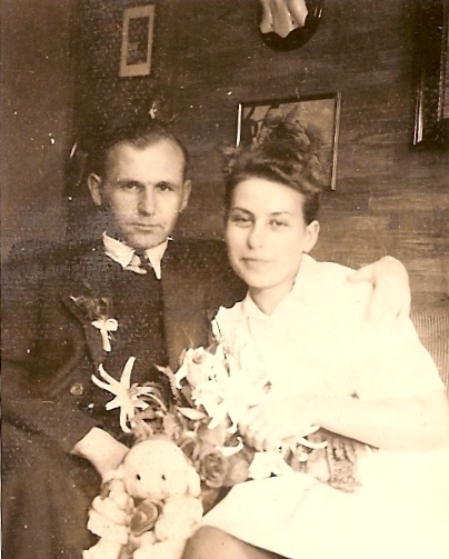 Весілля Олега Штуля і Катерини Кобилко. Госляр, 1945 рік