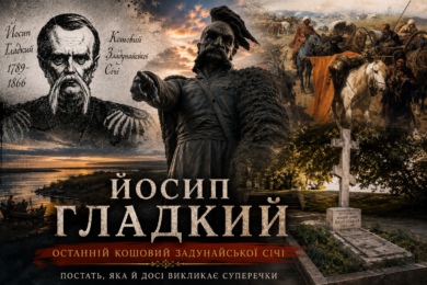 Постать дня: Йосип Гладкий — останній кошовий Задунайської Січі, якого одні називали героєм, а інші зрадником