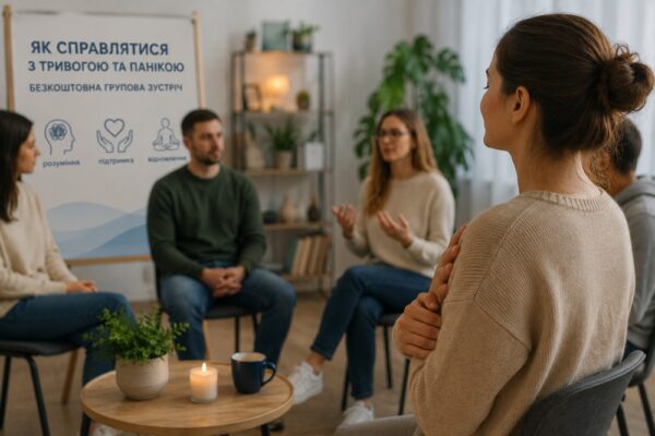 «Як справлятися з тривогою та панікою»: відбудеться безкоштовна групова зустріч у Запоріжжі