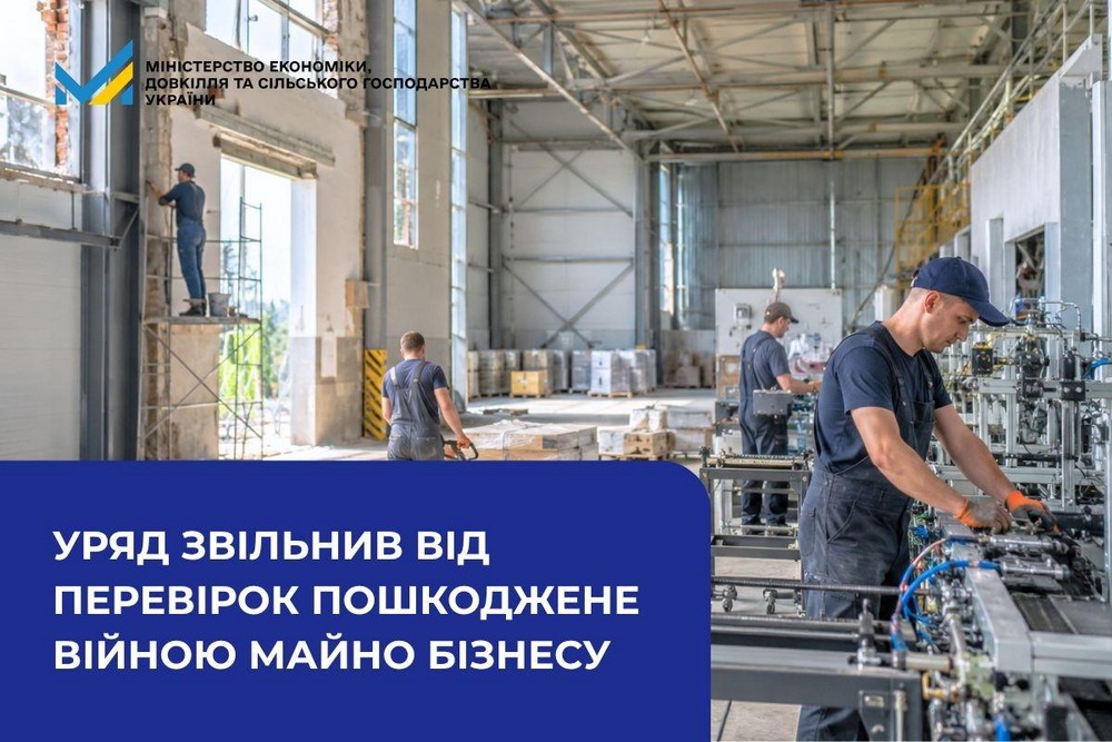 Допомога бізнесу під час війни: від державних перевірок звільнені деякі підприємства