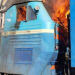 Ворожий дрон влучив у пасажирський поїзд на Запоріжжі (фото)