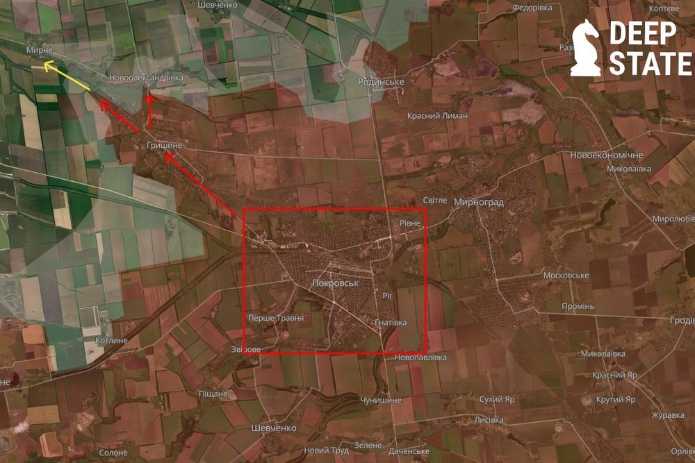 Ситуація в районі Покровська Ситуація в районі Покровська