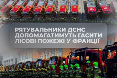 Україна відправила рятувальників ДСНС для гасіння лісових пожеж у Франції