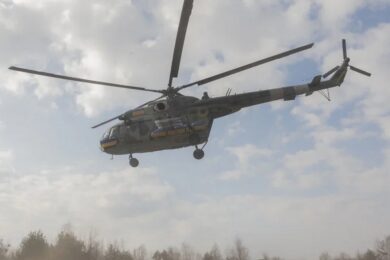Під час перехоплення російських дронів під Полтавою загинув екіпаж Мі-8 (фото)