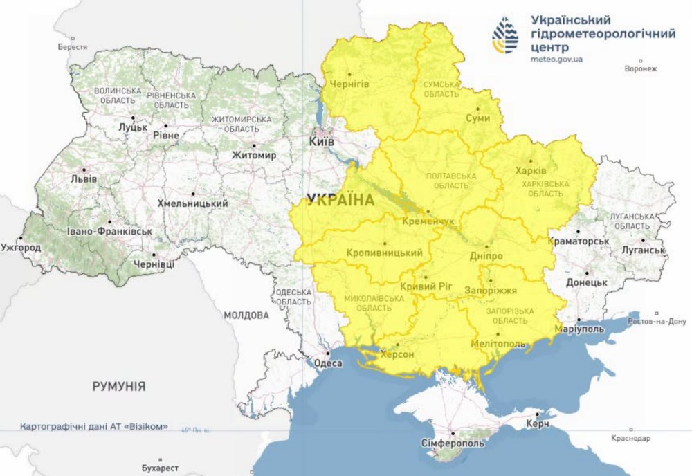 погода в Україні 28 липня