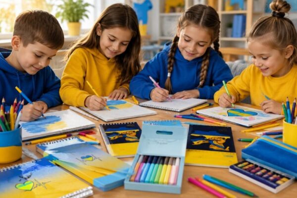 Гуманітарна допомога для дітей – відкрито запис на безкоштовну канцелярію