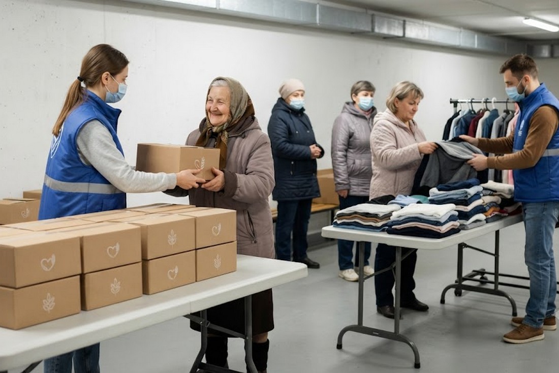 Видача продуктових наборів та одягу у Харкові: сьогодні розпочнеться реєстрація