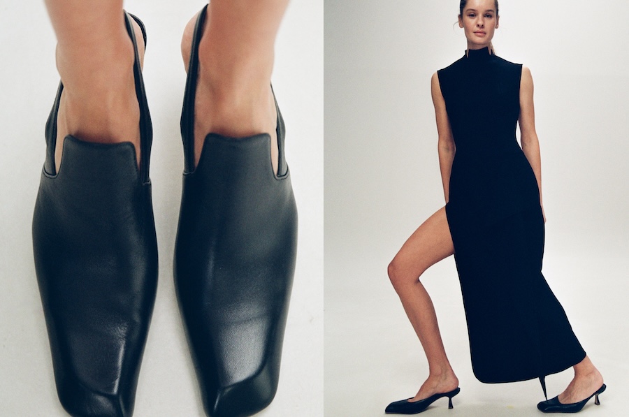 Модні туфлі: чим мюлі відрізняються від сабо 1 KACHOROVSKA black shoes