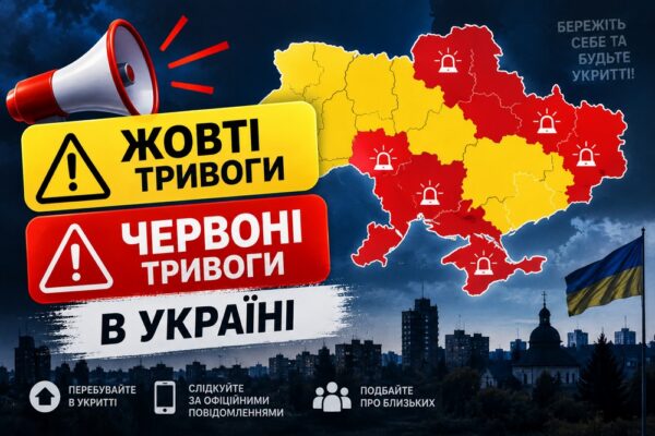 «Жовті» і «червоні» тривоги в Україні: що означають, як звучать і як працює інфраструктура