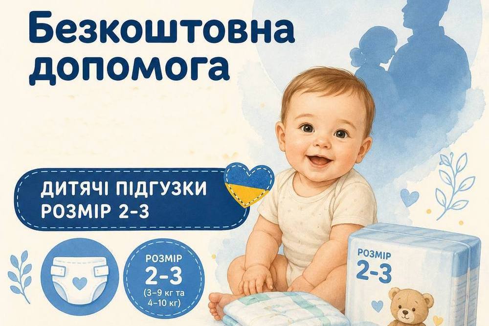 Гуманітарна допомога у Хмельницькому – хто може отримати дитячі підгузки