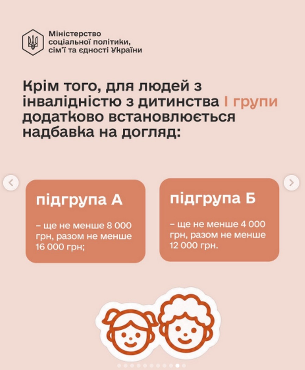 Збільшення виплат для людей з інвалідністю: якими будуть суми і коли, які нові види підтримки з’явилися