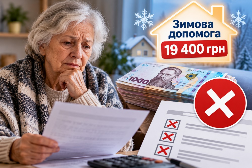 Зимова допомога 19 400 грн: які причини відмови і як заявнику повідомлять про помилку