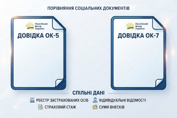 Чим відрізняються довідки ОК-5 та ОК-7: повний розбір