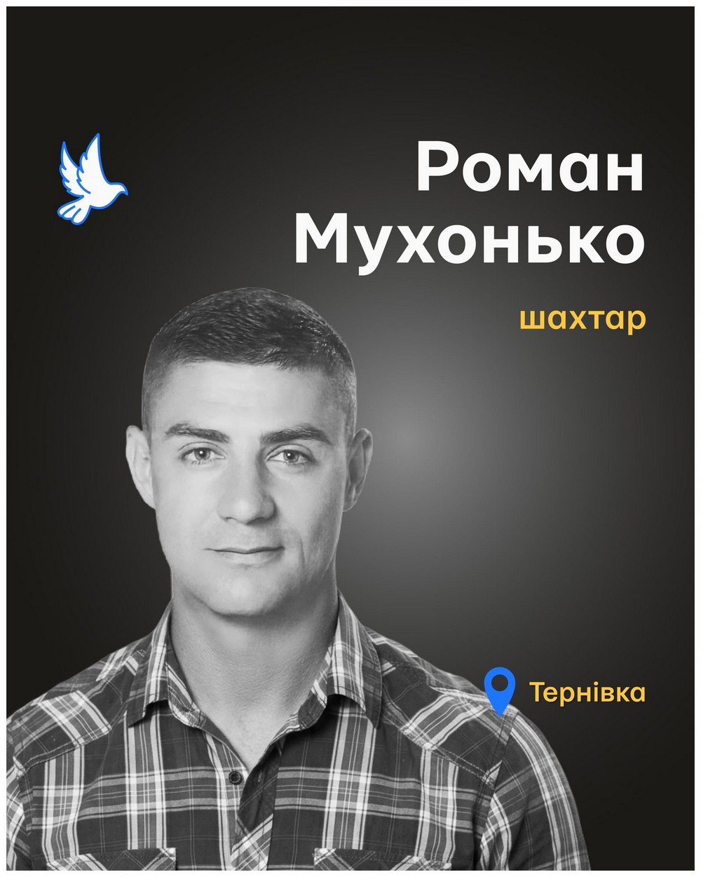 Меморіал: вбиті росією. Роман Мухонько, 37 років, Тернівка, лютий Меморіал: вбиті росією. Роман Мухонько, 37 років, Тернівка, лютий